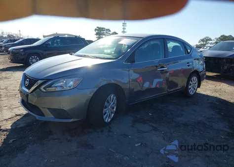 2017 Nissan Sentra S из США, поврежденный, VIN 3N1AB7AP3HL641695